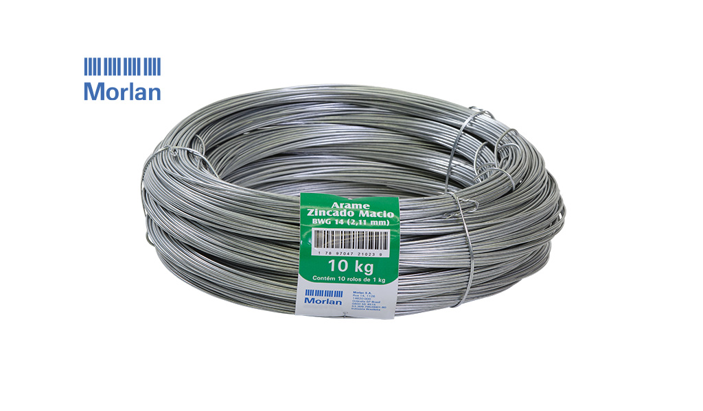 ARAME MORLAN MACIO (BWG 14) 2,10MM ZINC