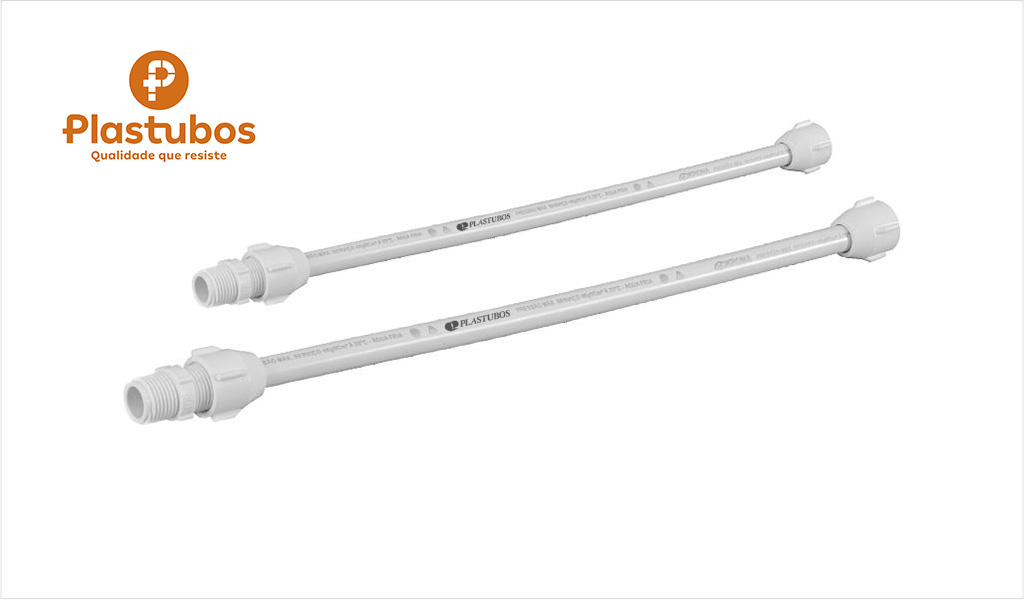 ENGATE PLASTUBOS PLAST FLEX 30CM 1/2” BR