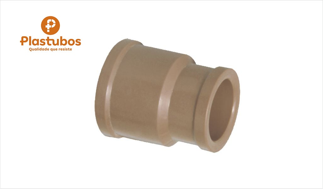 LUVA PLASTUBOS SOLD RED 25X20MM