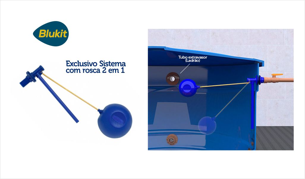 BOIA BLUKIT VAZAO TOTAL 3/4”X1/2”