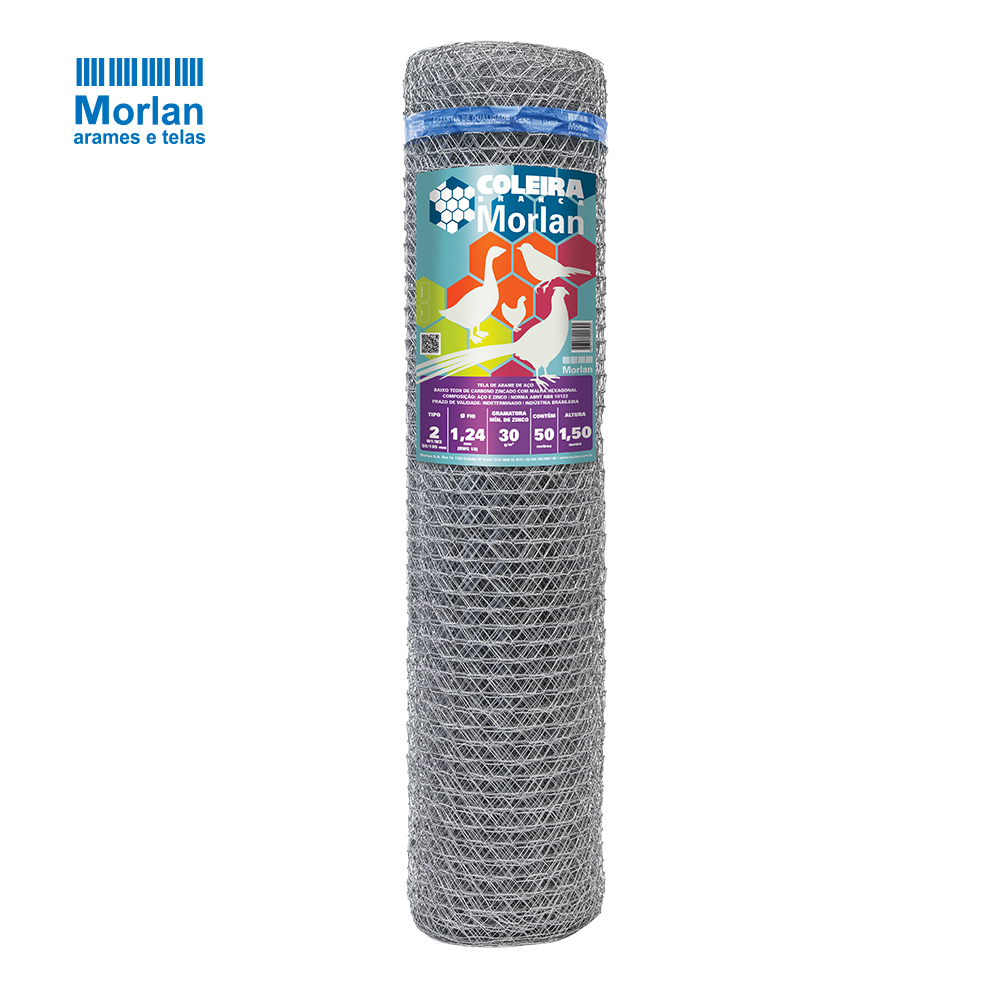 TELA MORLAN HEX GALINH 2” 18X1,50X50M