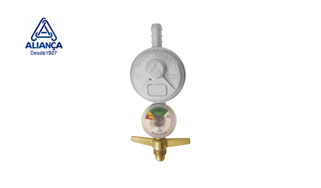 REGULADOR ALIANCA GAS 505/01 BTM C/MEDID