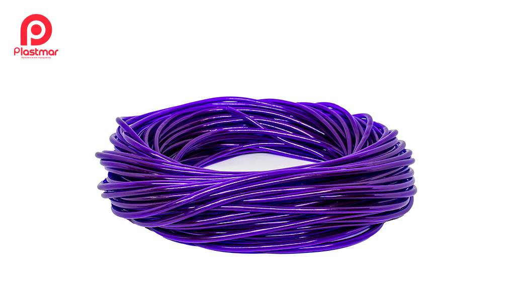 ESPAGUETE PLASTMAR 5,0X6,8MM LILAS C/1KG