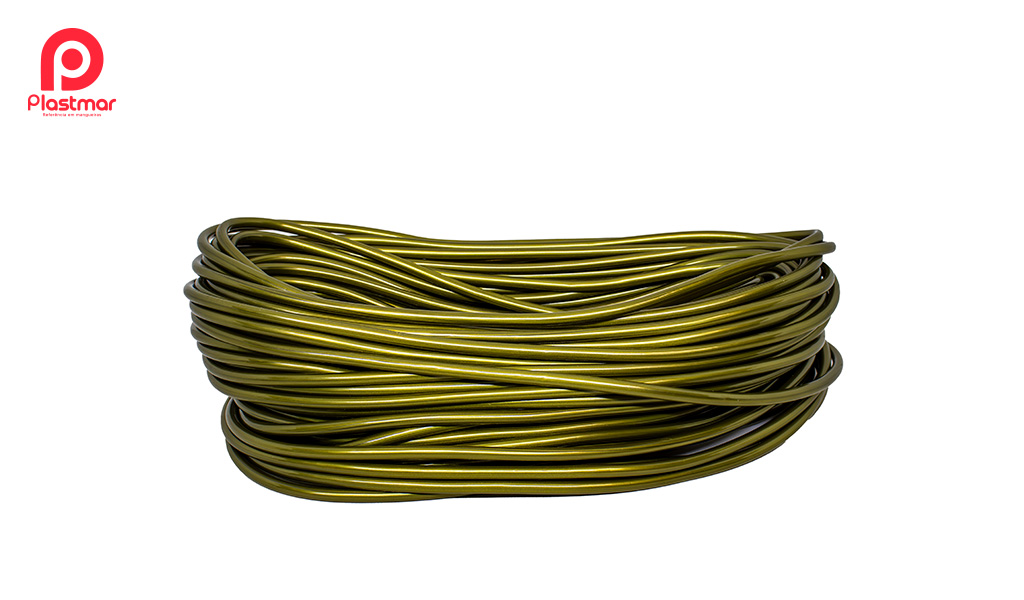 ESPAGUETE PLASTMAR 5,0X6,8MM OURO C/1KG