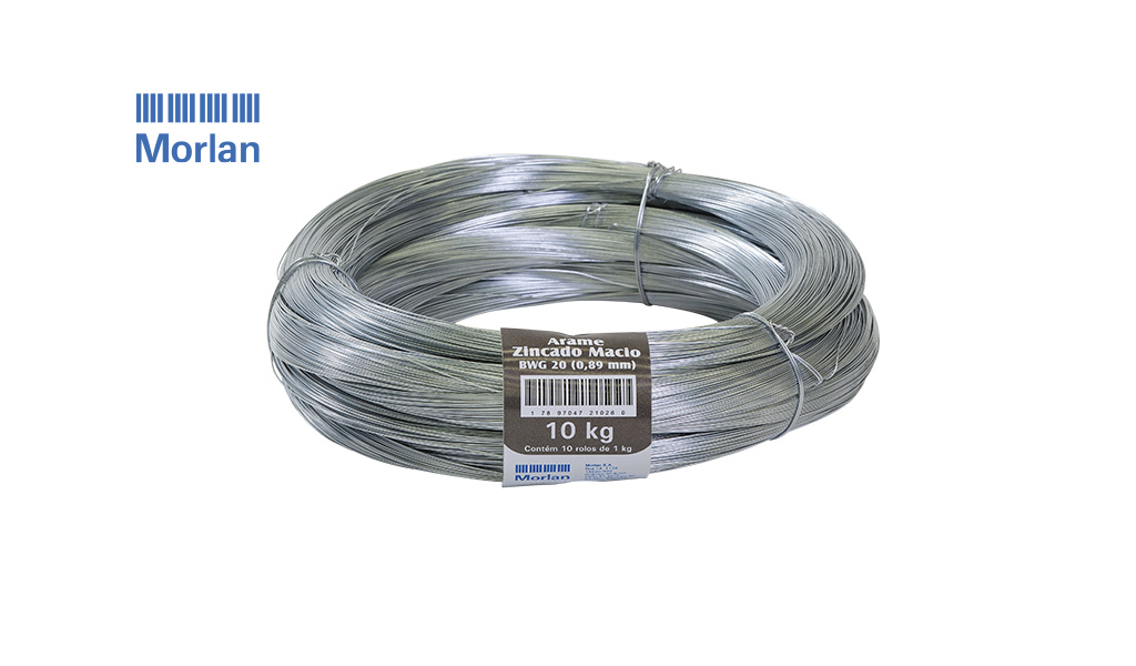 ARAME MORLAN MACIO (BWG 20) 0,89MM ZINC