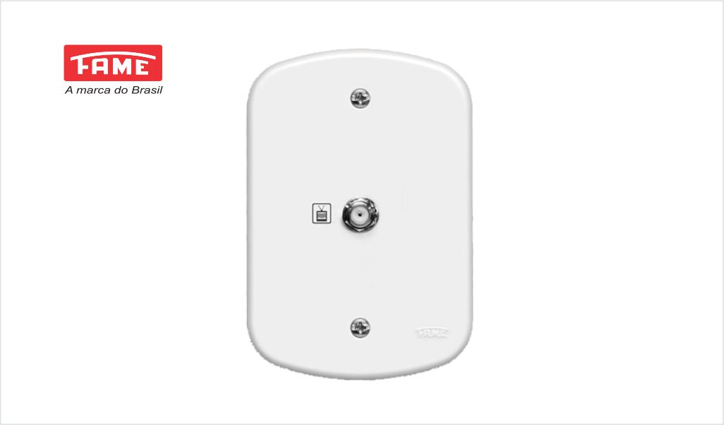 FAME BLANC 1 TOM CABO COAXIAL P/ANTENA TV