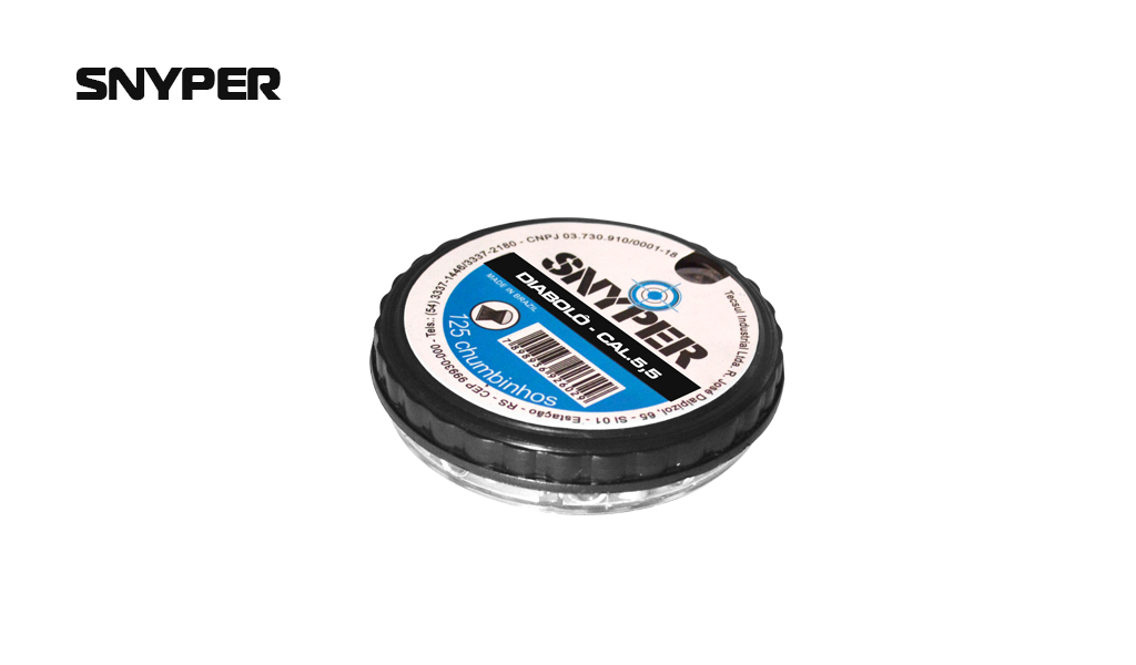 CHUMBO SNYPER P/ESPING PRES 5,5MM C/125