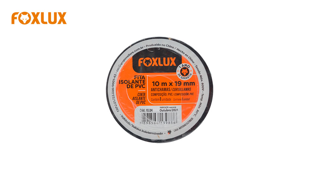 FITA FOXLUX ISOLANTE 19MMX10M PR C/10