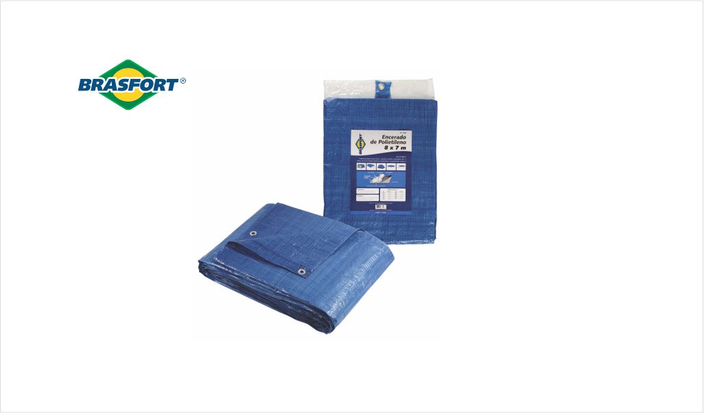 LONA BRASFORT DE POLIETILENO  3X2M AZ