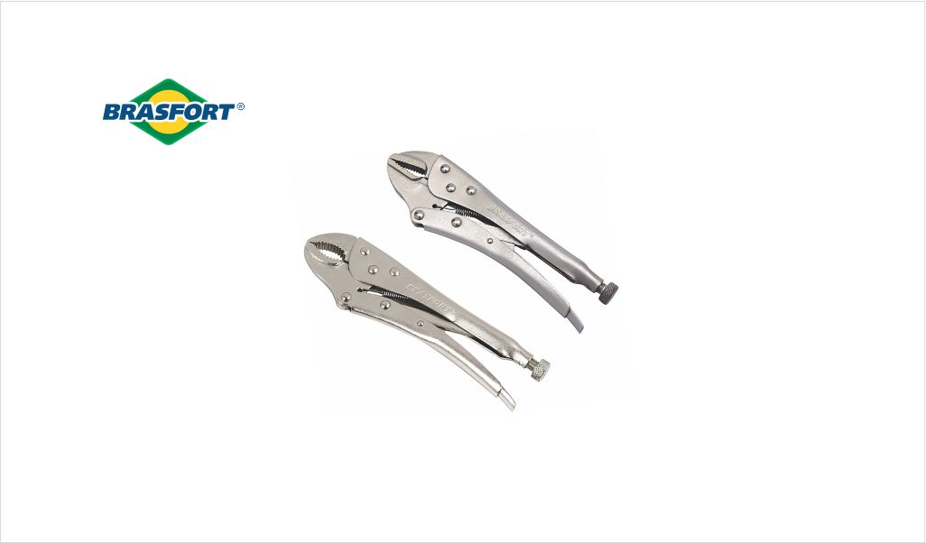 ALICATE BRASFORT PRESSAO BICO RETO 10”
