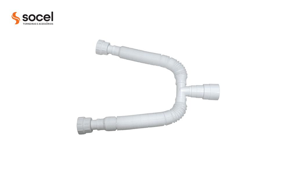 SIFAO SOCEL EXTEN UNIV DUPLO 750MM BRANCO