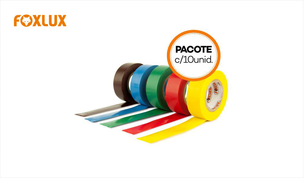 FITA FOXLUX ISOLANTE 19MMX10M AM C/10