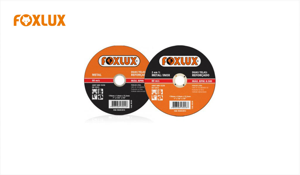 DISCO FAMASTIL CORTE MET/INOX 115X1,6X22,2MM 4,5”