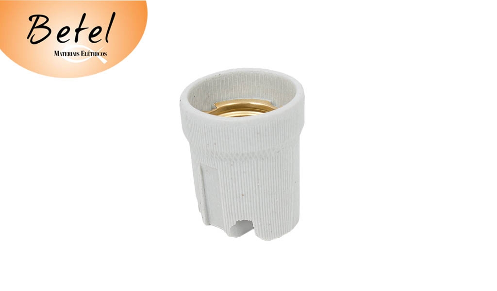 SOQUETE BETEL PORCELANA BASE E-27