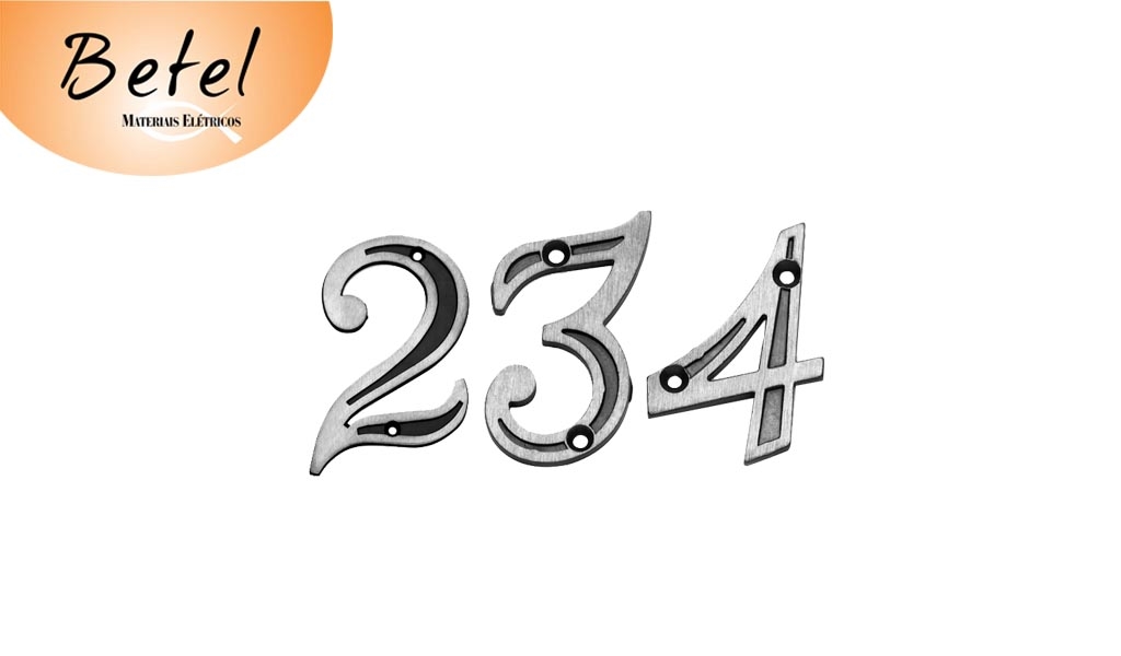 NUMERO BETEL DE ALUMINIO N° 5