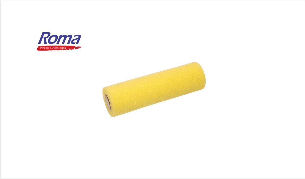 ROLO ROMA ESPUMA POLIEST 23CM AM S/CB