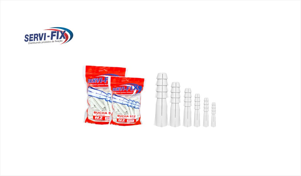 BUCHA SERVFIX P/FIXAR N° 5 C/200