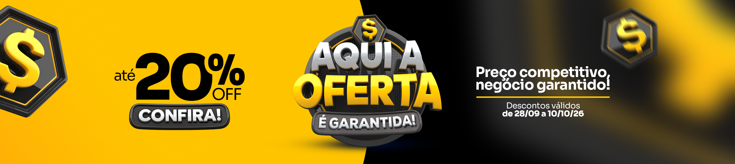 SUA CHANCE DE ECONOMIZAR! 