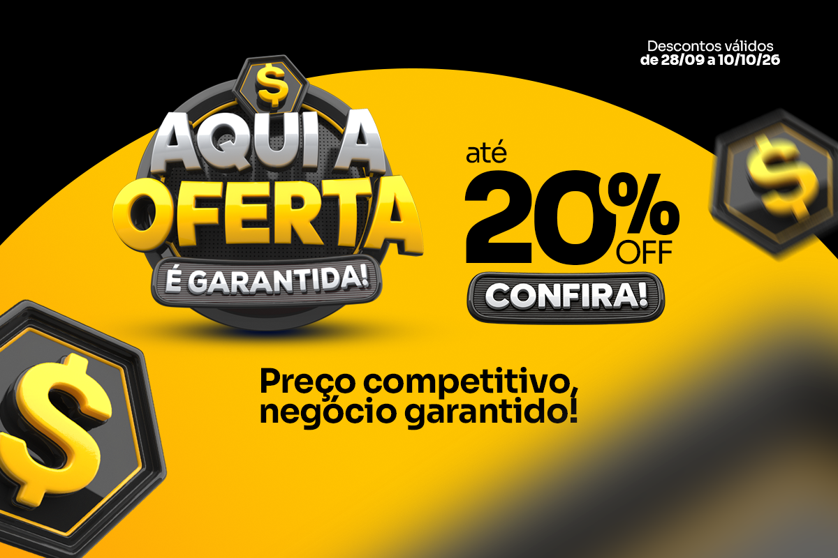 SUA CHANCE DE ECONOMIZAR! 