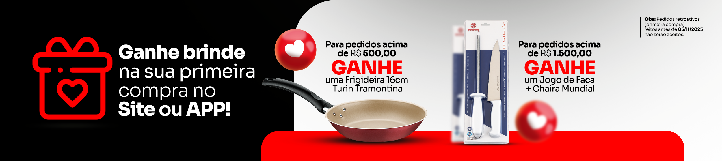 PRIMEIRA COMPRA! 