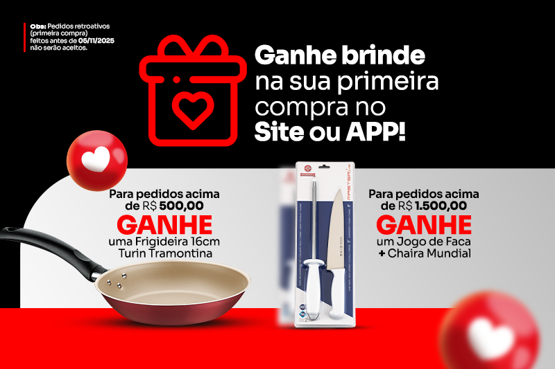 PRIMEIRA COMPRA! 