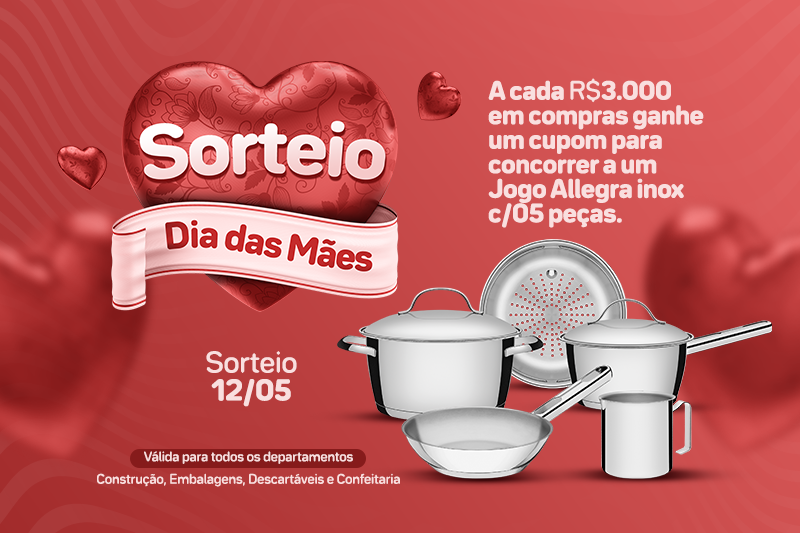 SORTEIO DIA DAS MÃES 