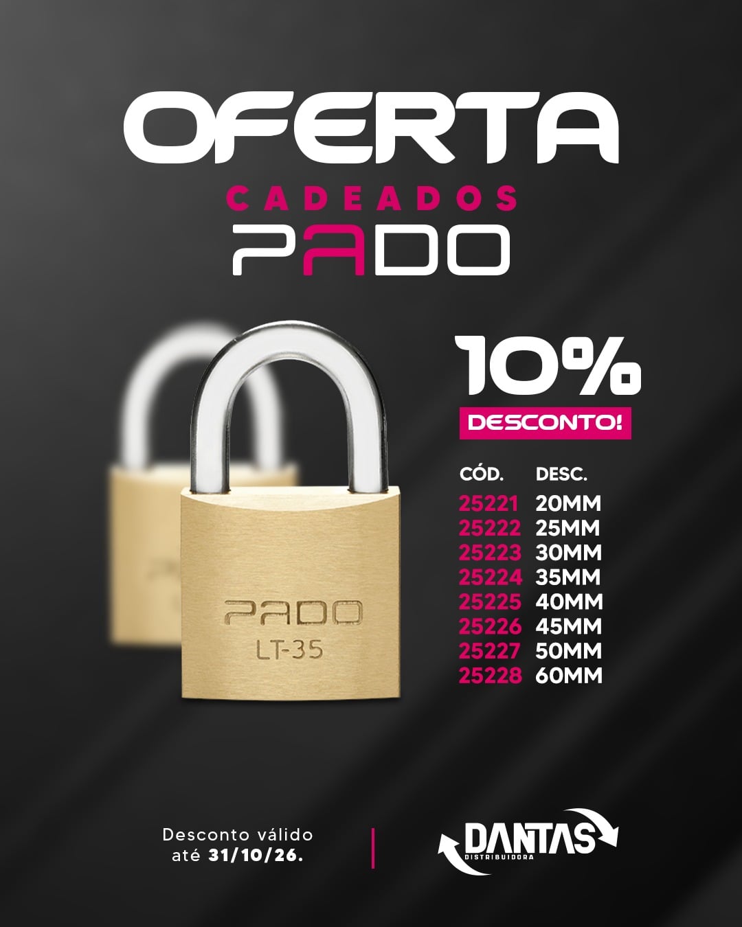 OFERTA CADEADOS